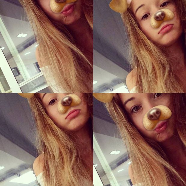 Snapchat dog filter