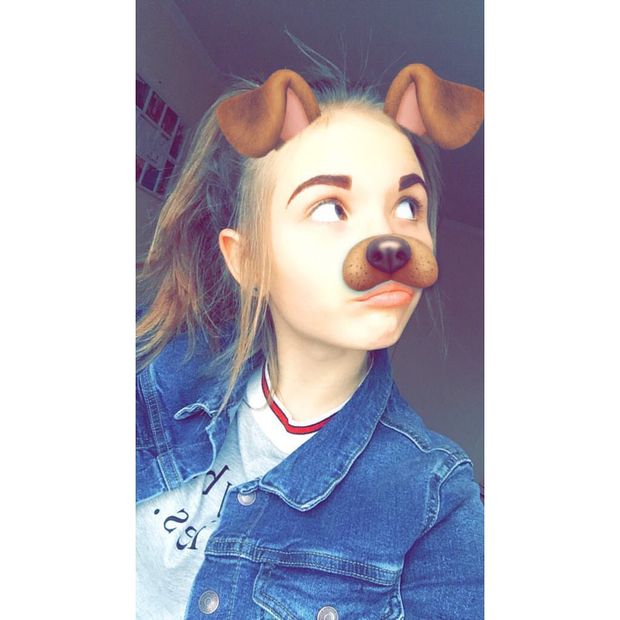 Snapchat dog filter