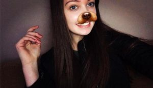 Snapchat dog filter