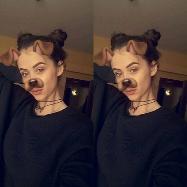 Snapchat dog filter