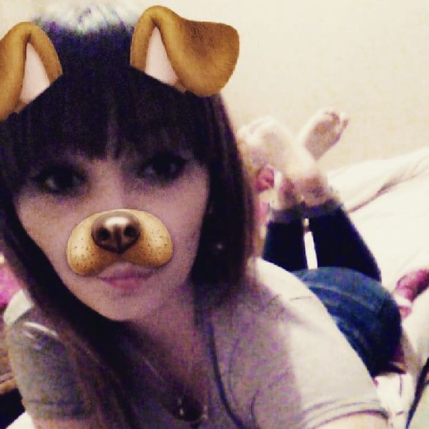 Snapchat dog filter