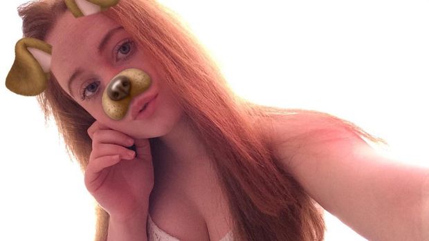 Snapchat dog filter
