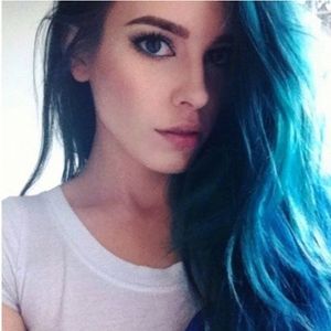 Blue Haired Beauty