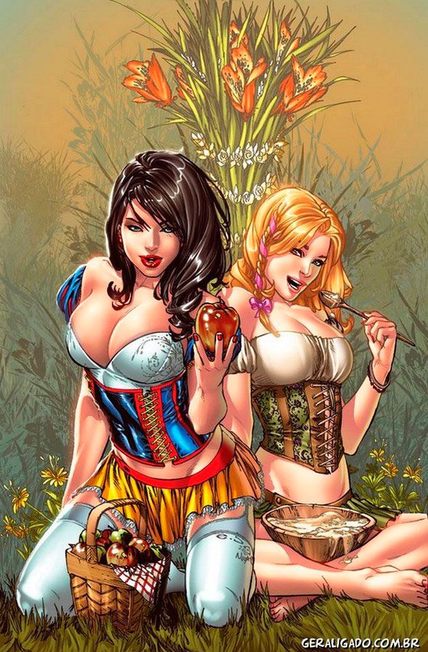 Disney Princesses Cartoons Porn with Nice Tits