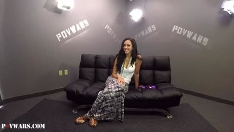 Sexy hottie gets a train ran on her