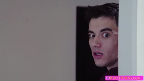 Milf Ariella Ferrera intense shower sex while showing big boobs