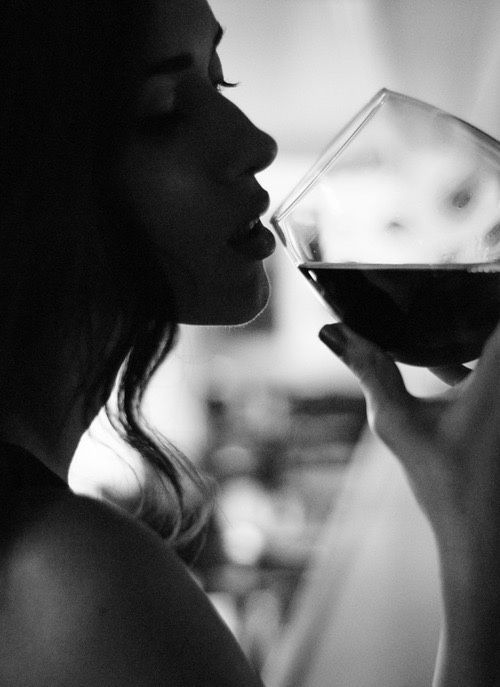 glass of wine