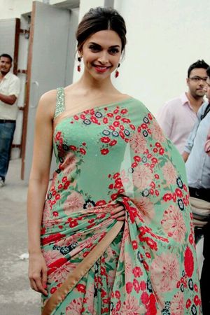 Deepika in saree look hot