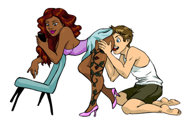 Black Femdom Goddess logo
