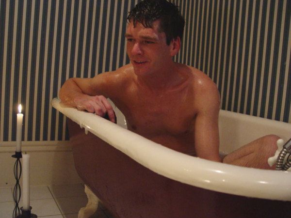 Me in the tub!