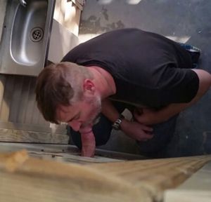 Gloryhole cocksucking