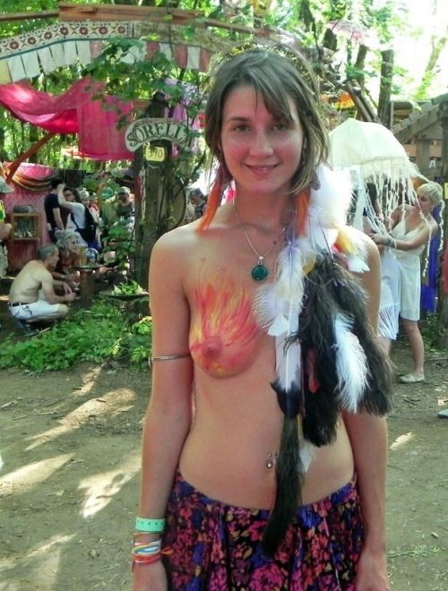 painted hippy