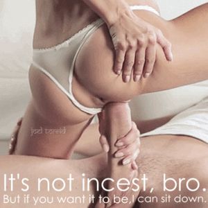 I can't take it anymore! Sit on my dick, sis!