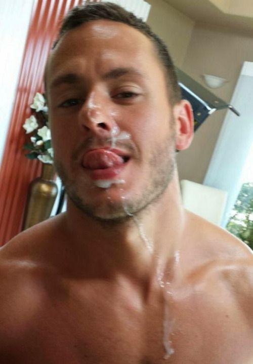 He’s not even trying to hide how much he loves cum
