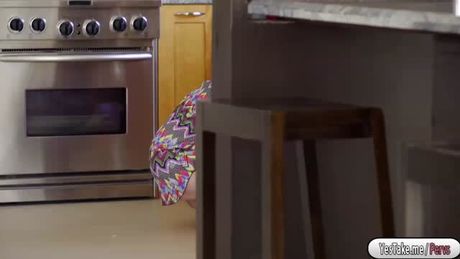 Busty brunette babe Lennox Luxe gets fucked in the bathroom