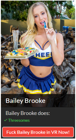 Bailey Brooke sexy cheerleader pornstar
