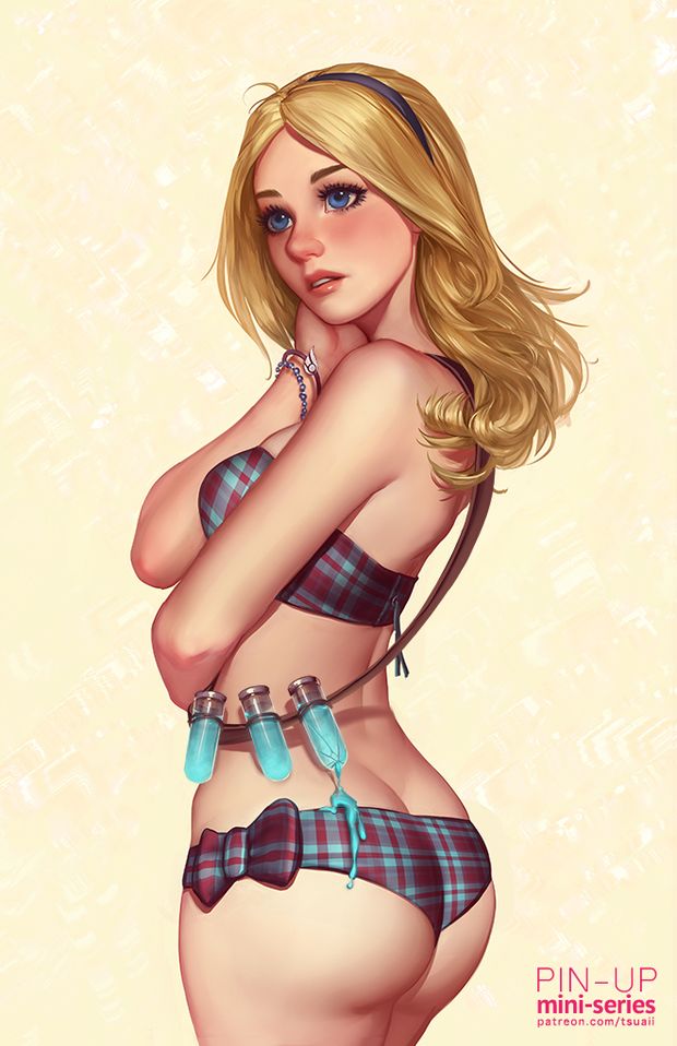 Lux pin-up by tsuaii