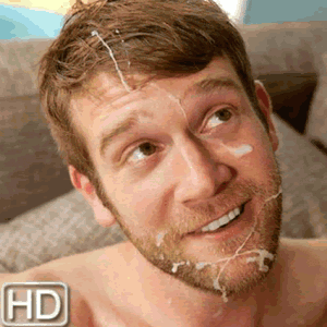 dadsfuckableboys:Now the slut’s face is covered in cum. Bitch...
