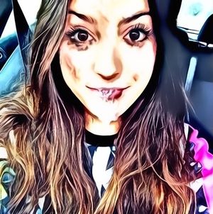 Brunette teen slut humiliated with cum over her face