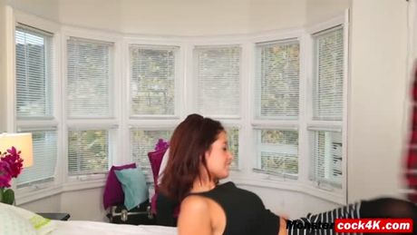 Izzy Bell getting fucked hard by a BBC while her husband is watching