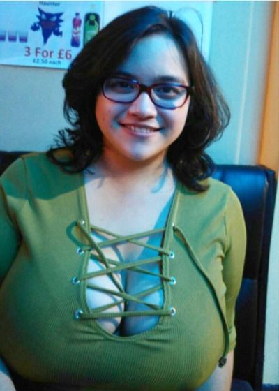 Big tits nerd