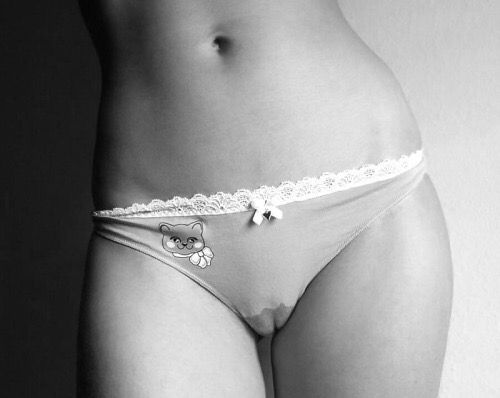 wet sheer panties