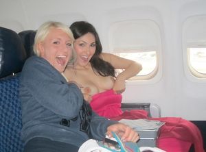 Flashing on airplane