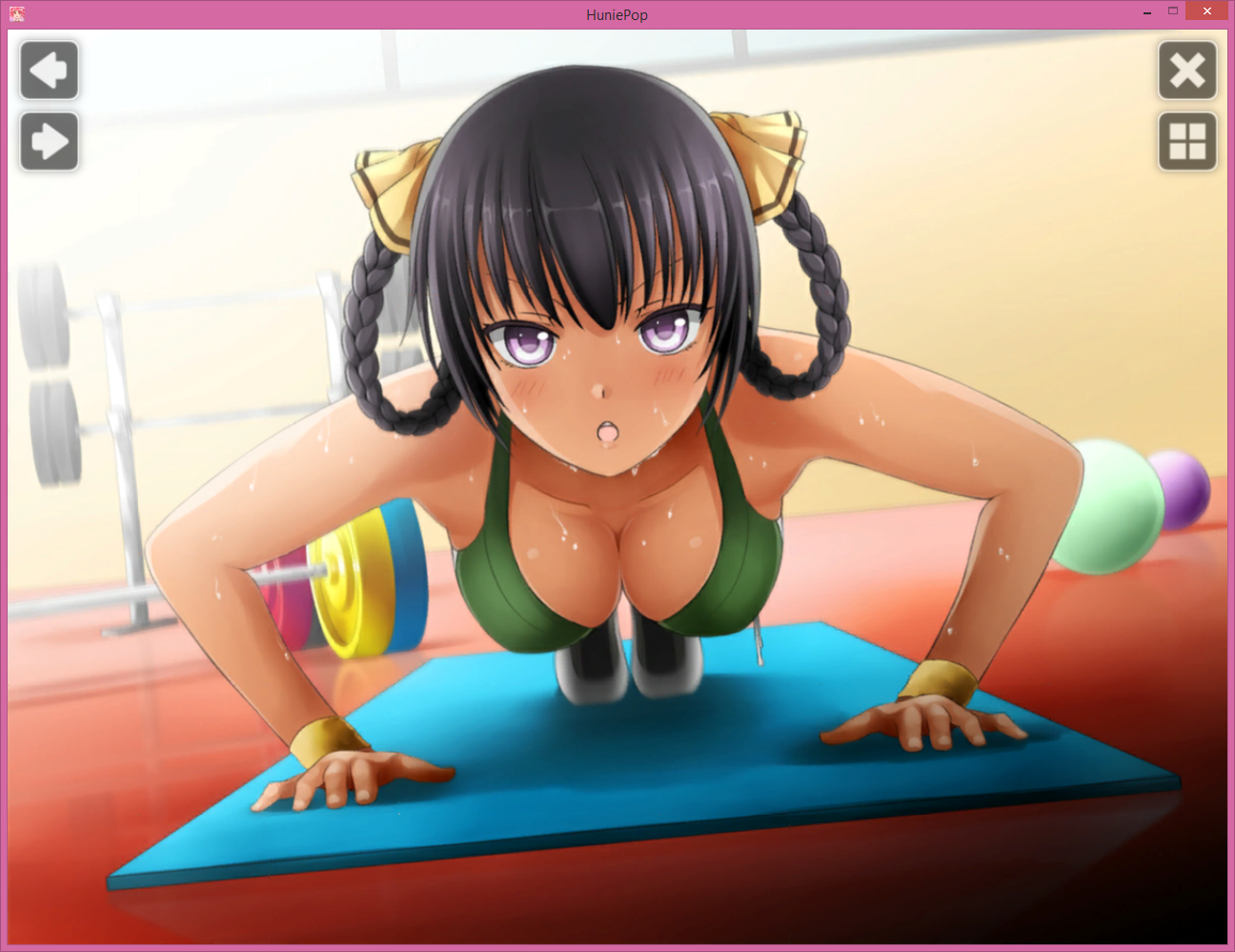 Kyanna working out