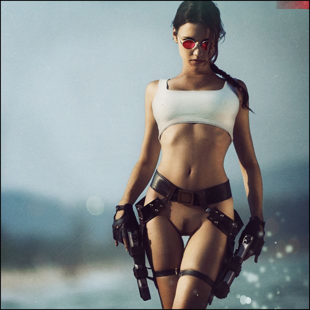 A babe with a gun is always sexy!