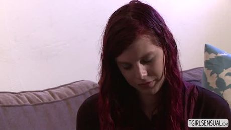 Crazy shemale Chelsea Poe next targets is her professors mature wife Magdalene St Michaels.