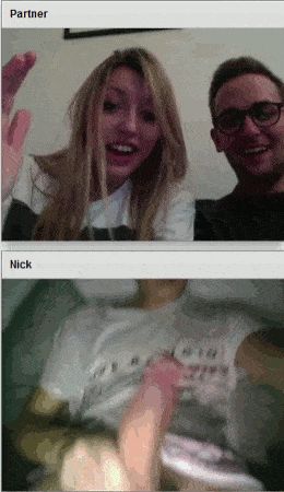 funny reaction to big dick, with her boyfriend