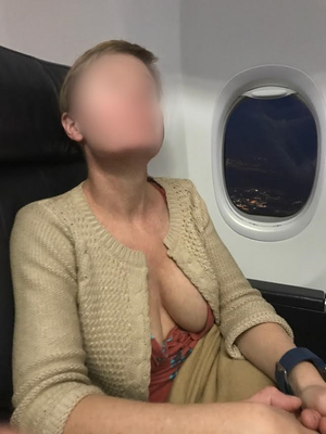 Flying off to vacation, thought I'd try and make the business men tempted, husbands horny and the wives pissed off!