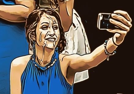 Selfie with cum
