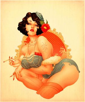 lacive pin up