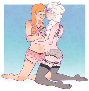 Toon Characters D - Anna & Elsa