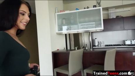 Kinky teen ass licked and rammed good