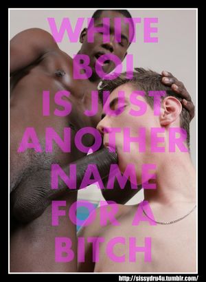 We are here to serve our black masters