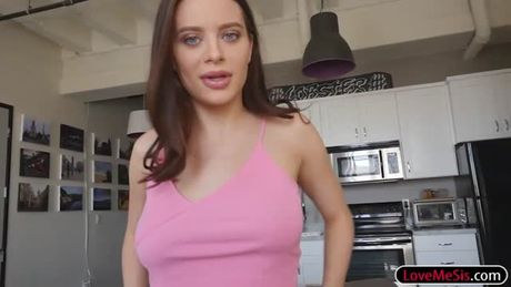 Big juicy tits teen boned by her stepbro