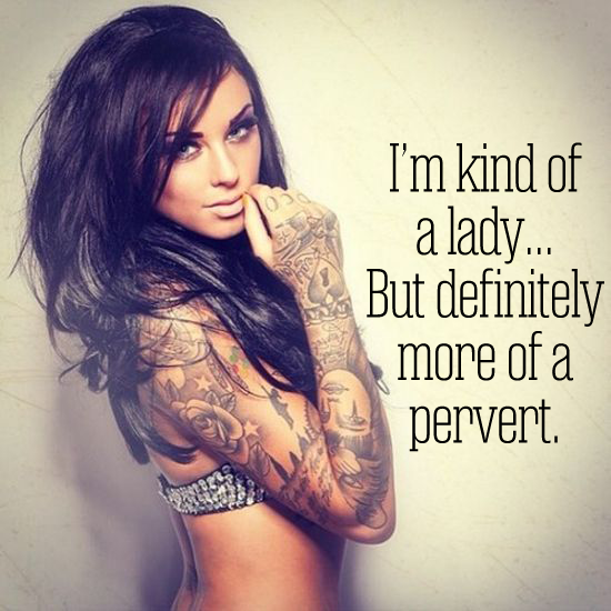 my kinda lady