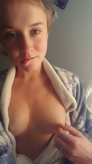 Esther - she can't stop touching herself