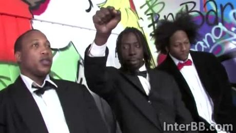 Intern Bobbi Starr Enjoys Blowbang With Black Rods