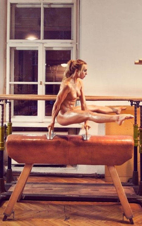 naked MILF at gym on my blog