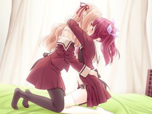 Nanami Yuuna A Kiss for the Petals yuri visual novel