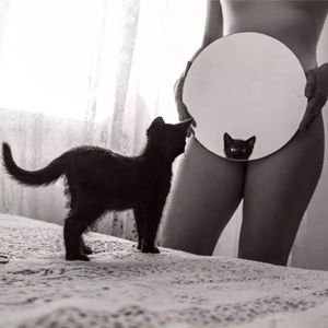 mirror shot of hot pussy