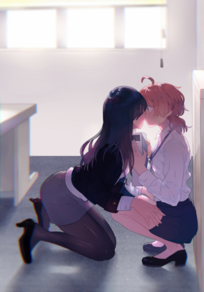 koito yuu and nanami touko (yagate kimi ni naru) drawn by luo.