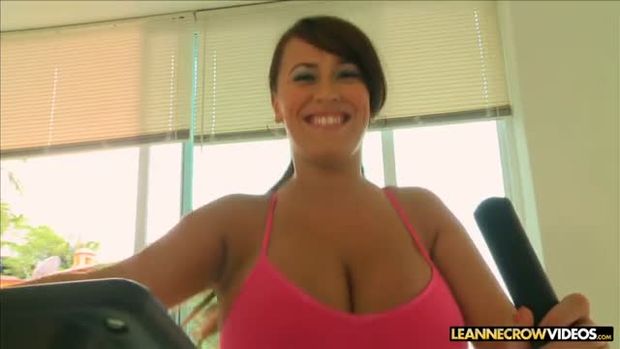 Leanne Crow at Big Boobs Bundle - Breasted Babe Taking a Shower After Gym