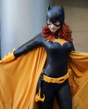 Batgirl with tight body
