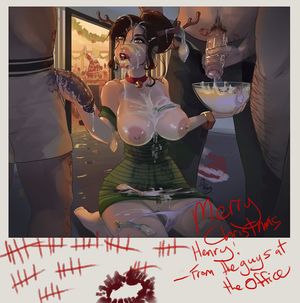 Veronica Sweet Christmas Office Party by TheDirtyMonkey