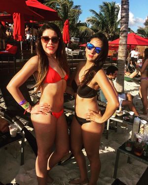 Cute petite bikini babes