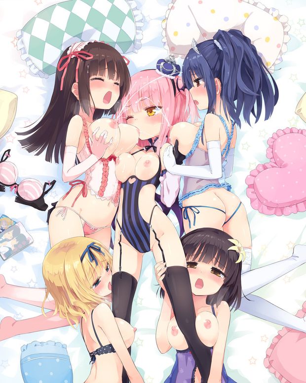chichi yuri gi'rls and original drawn by homura subaru